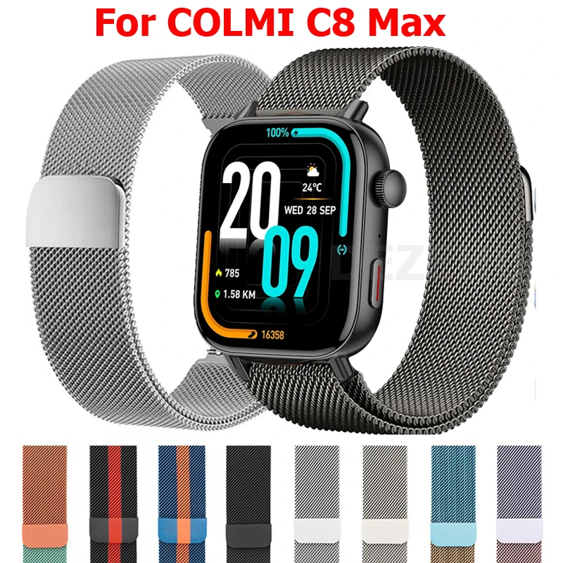 Milanese Loop Magnetic - Bracelet à boucle milanaise de 22MM