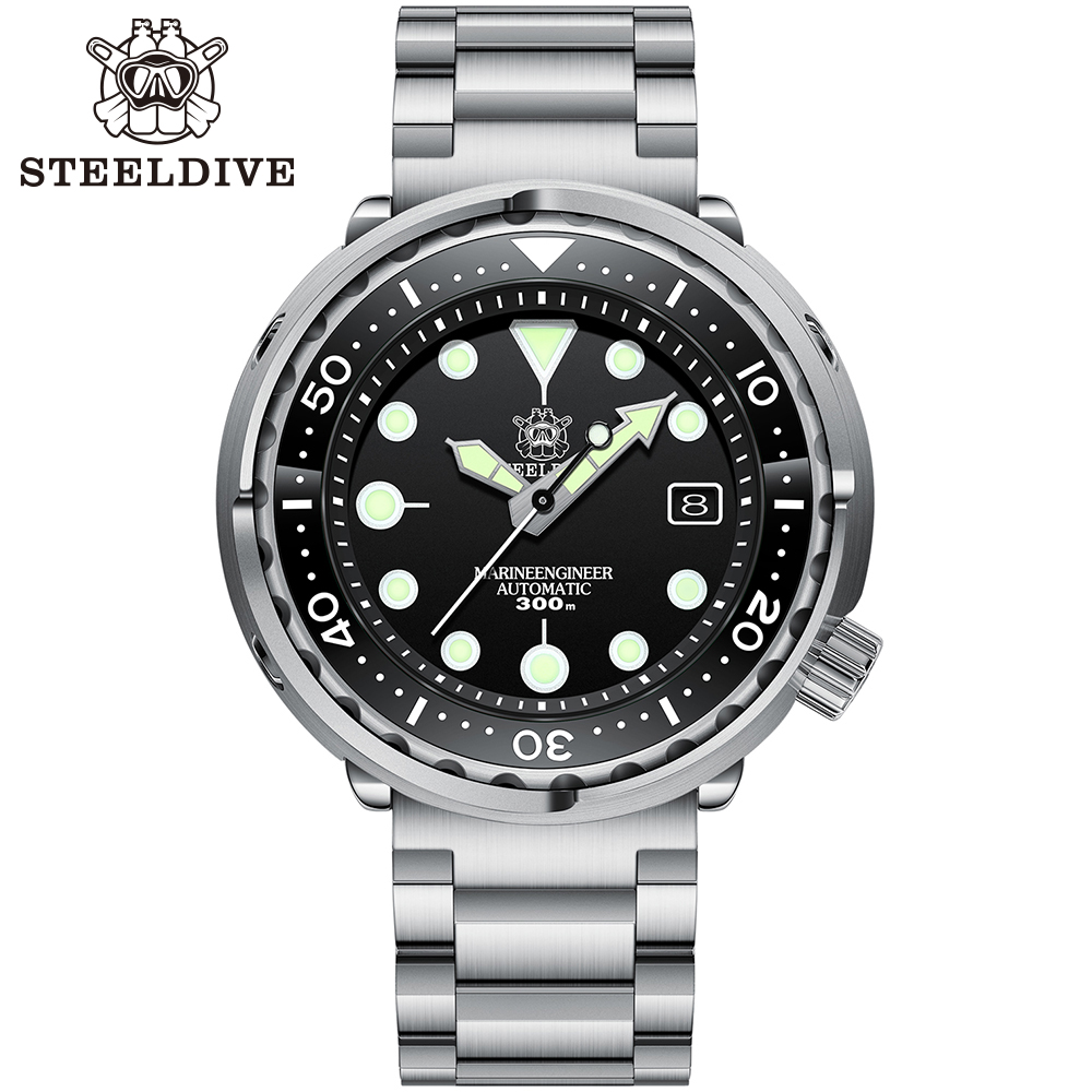 Seiko Watch Prospex - STEELDIVE-Montre-bracelet de sport en acier inoxydable