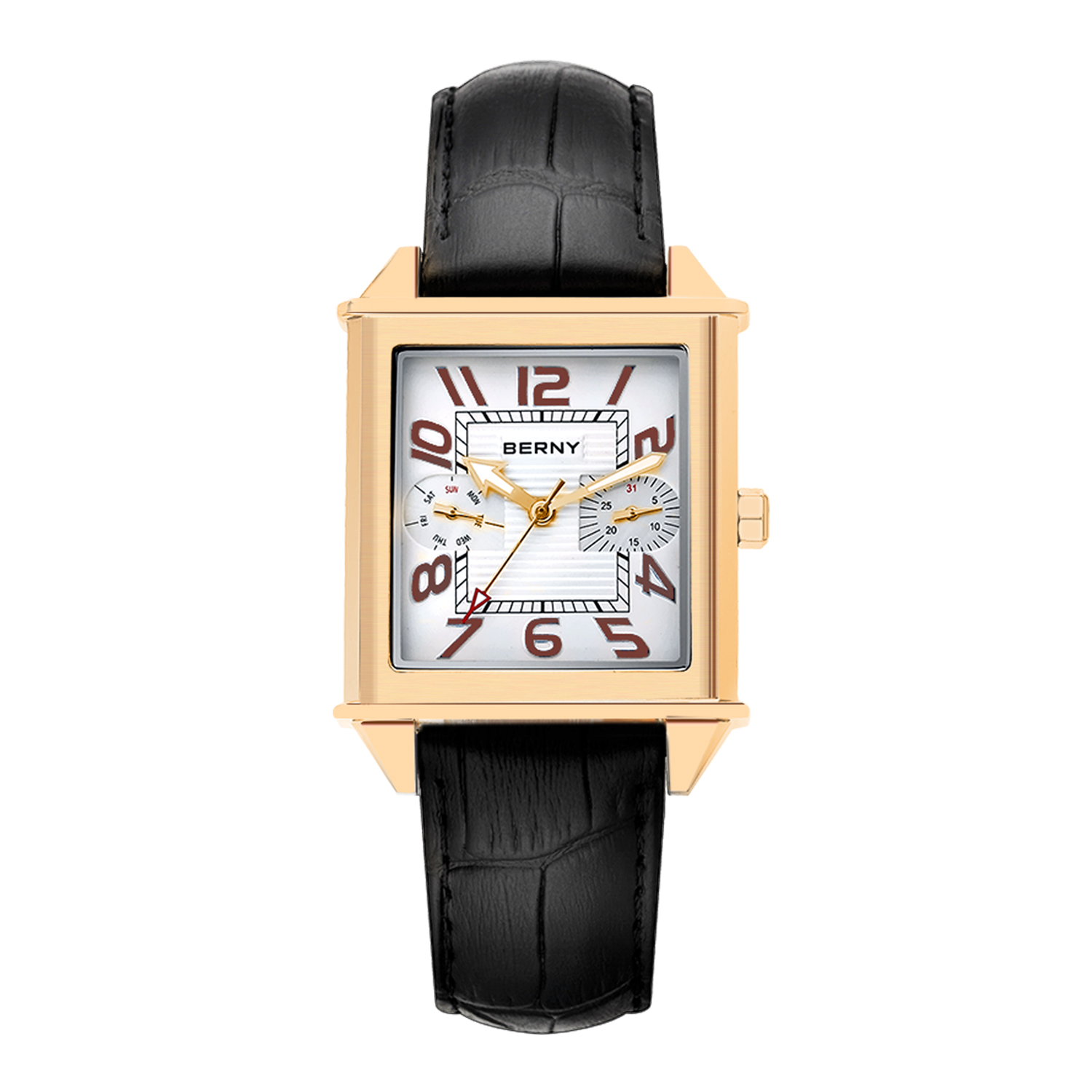 Montre à quartz BERNY 6P25 pou - Cartier Watch Tank avis et prix