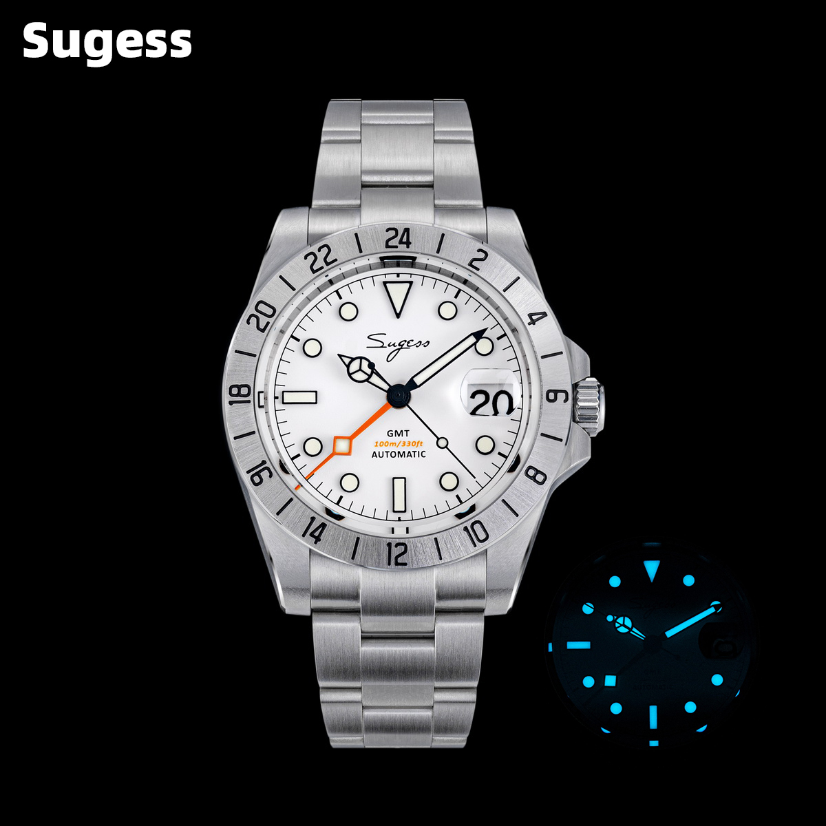 Montre pour homme Sugess GMT a - Rolex Watch Submariner avis et prix