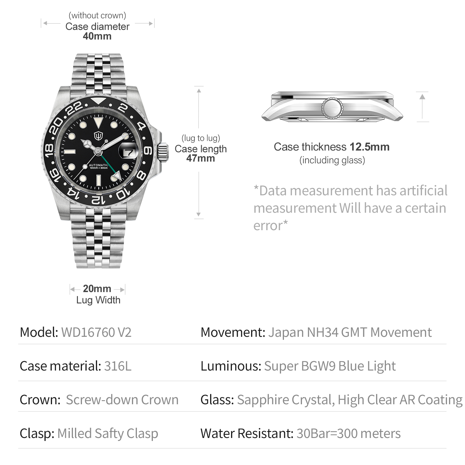 Watchdives – montre automatiqu - Rolex Watch Submariner avis et prix
