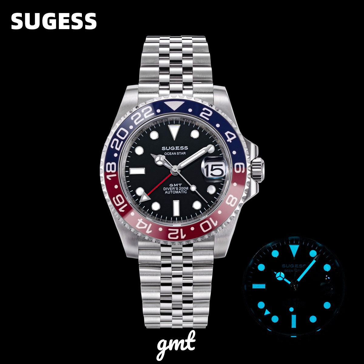 Montre de plongée Sugess GMT p - Rolex Watch Submariner avis et prix
