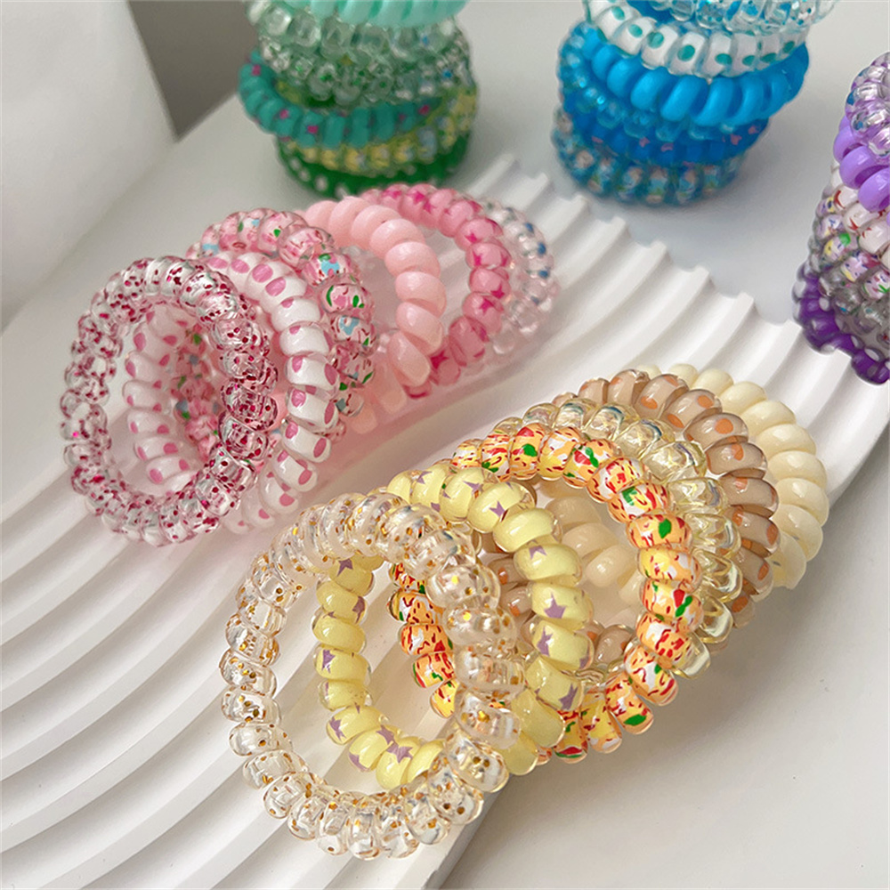 Attaches de cheveux en spirale - Silicone Band Women avis et prix