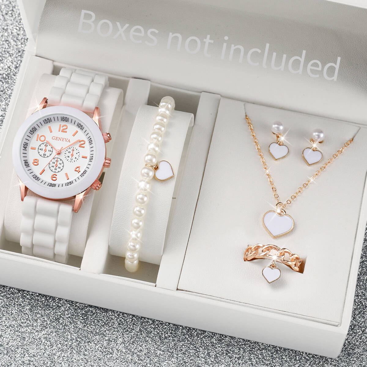 Ensemble de montres et bijoux  - Silicone Band Women avis et prix