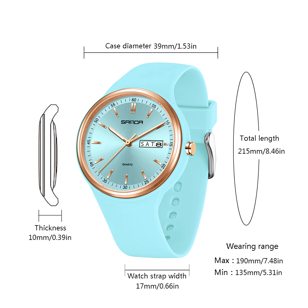 Calendrier de mode montre à Qu - Silicone Band Women avis et prix