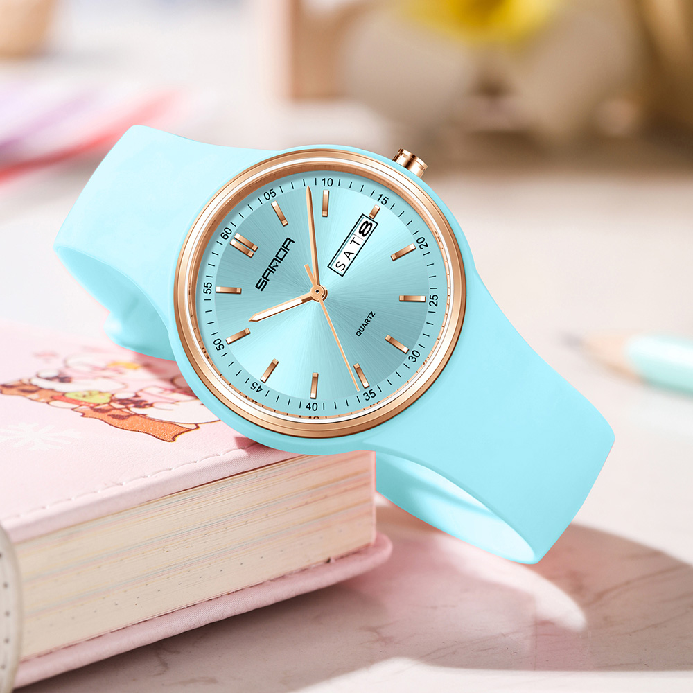 Calendrier de mode montre à Qu - Silicone Band Women avis et prix